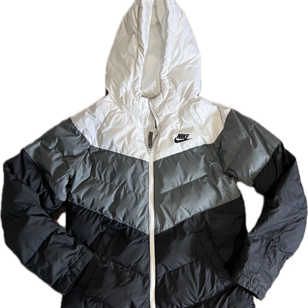 Nike White Puffer Jacket